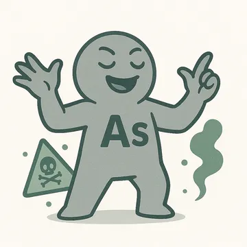 Arsenic character illustration