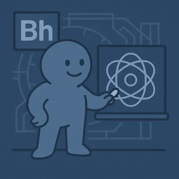 Bohrium character illustration