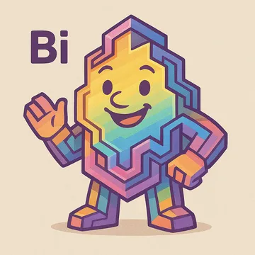 Bismuth character illustration
