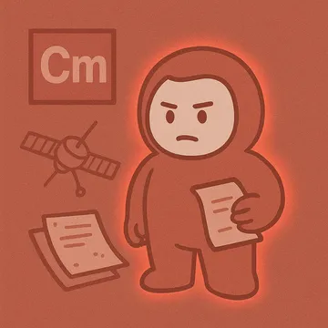 Curium character illustration