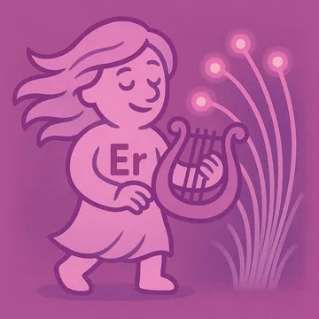 Erbium character illustration