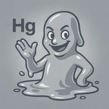 Mercury character illustration