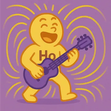 Holmium character illustration