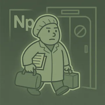 Neptunium character illustration