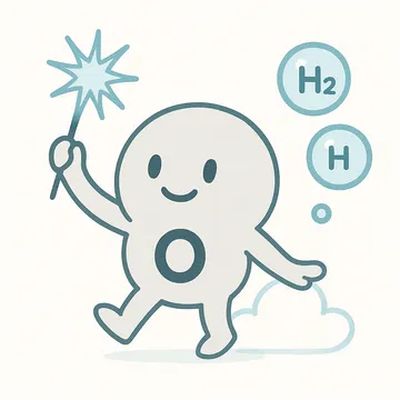 Oxygen character illustration