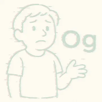 Oganesson character illustration