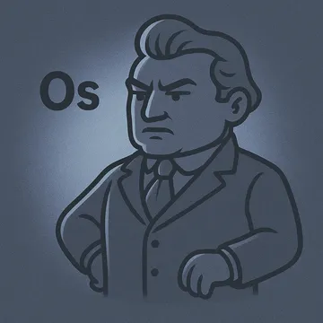 Osmium character illustration