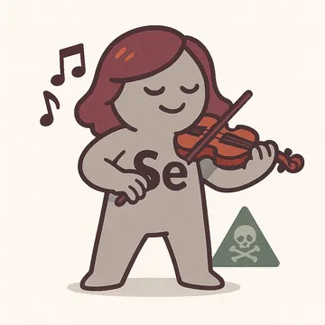 Selenium character illustration